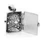 Sterling Silver Aromatherapy Filigree Locket Book Pendant for Essential Oils - Silver Insanity