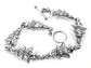 Sterling Silver Christmas Tree Holiday 8.5" Bracelet - Silver Insanity