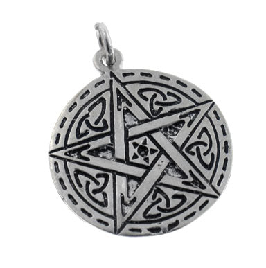 Hop Tu Naa Sterling Silver Celtic Birth Charm Pendant November 17 - December 9 - Silver Insanity