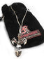 Gothic Forbidden Dragon Draco Sword Pendant Necklace - Silver Insanity