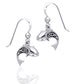 Celtic Knot Ocean Shark Sterling Silver Hook Earrings - Silver Insanity