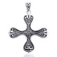 Celtic Knot Cross of the Spirit Sterling Silver Pendant by Courtney Davis - Silver Insanity