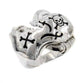 Sterling Silver Pirate Treasure Map Skull Ring - Silver Insanity