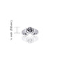 Sterling Silver Aum or OM Yoga Symbol Toe Ring or Pinky Ring - Silver Insanity