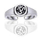 Sterling Silver Aum or OM Yoga Symbol Toe Ring or Pinky Ring - Silver Insanity